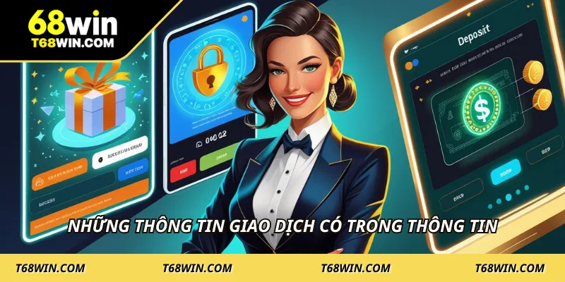 Những thông tin giao dịch có trong thông tin